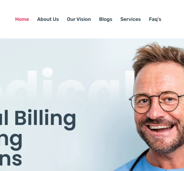 "MedPro RCM medical billing and coding solutions for healthcare providers – professional WordPress website homepage"